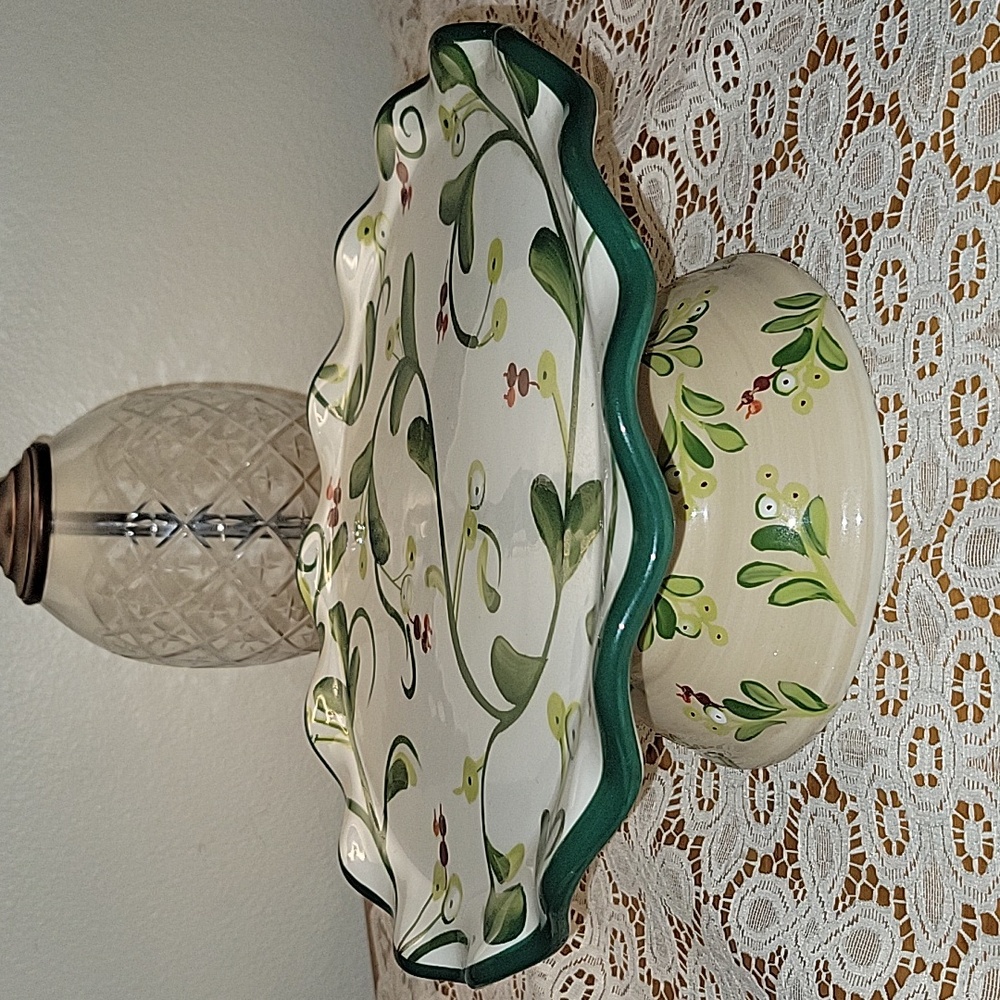 Paula Deen Home For The Holidays Cake Plate Stand